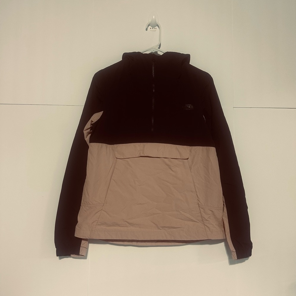 The North Face 1/2 zip Anorak Pullover with Hood